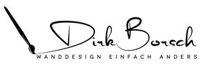 Logo Malerbetrieb, Wanddesign Borsch